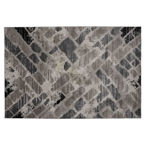 Tapis Wilmington de la Collection Bourbon Street, 8 pi x 10 pi, beige