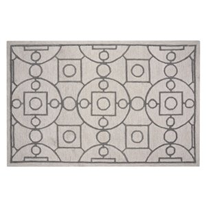 Collection Bourbon Street Annapolis Area Rug - 5-ft x 8-ft - Ivory