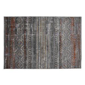 Collection Bourbon Street Mystic Area Rug - 8-ft x 10-ft - Orange