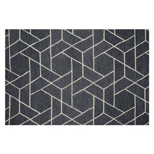 Tapis Eastport de la Collection Bourbon Street, 8 pi x 10 pi, charbon