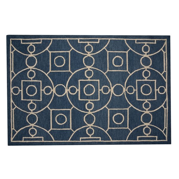 Collection Bourbon Street Annapolis Area Rug 8ft x 10ft Blue