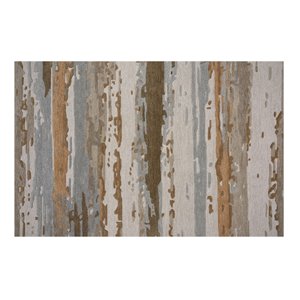 Tapis Northfield de la Collection Bourbon Street, 8 pi x 10 pi, beige