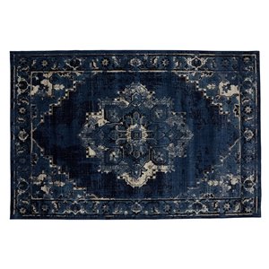 Collection Bourbon Street Albany Area Rug - 8-ft x 10-ft - Blue