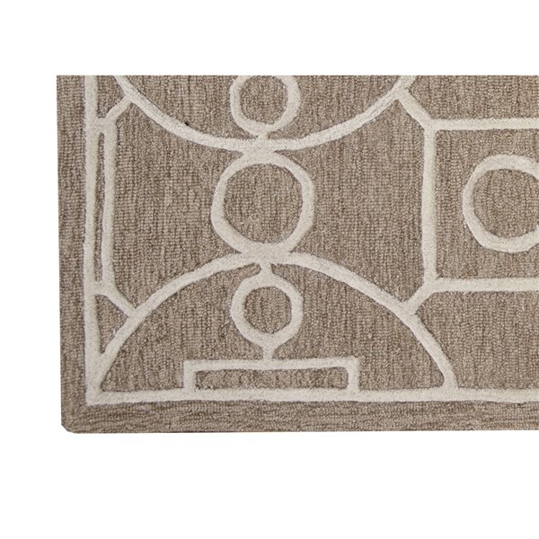 Collection Bourbon Street Annapolis Area Rug 5ft x 8ft Brown 45524 RONA