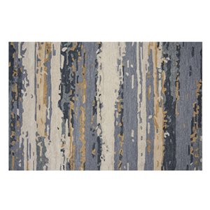 Collection Bourbon Street Northfield Area Rug - 8-ft x 10-ft - Grey