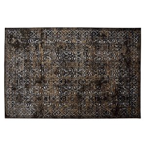 Collection Bourbon Street Riverside Area Rug - 5-ft x 8-ft - Brown