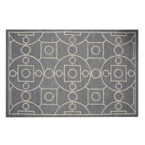 Collection Bourbon Street Annapolis Area Rug - 8-ft x 10-ft - Grey