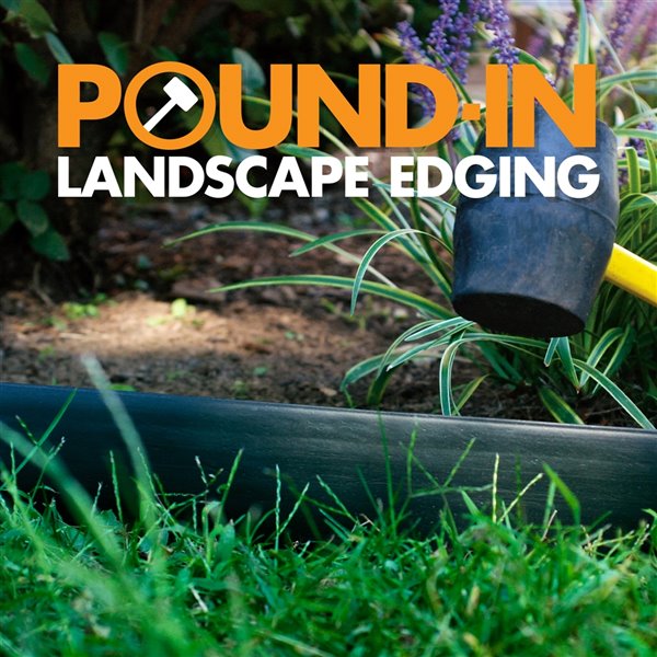 Easyflex Pound In Landscape Edging Kit, Contractor Grade Landscape Edging