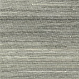 Papier peint non encollé en toile de ramie Hexi Canton Road par Kenneth James, 72 pi², gris