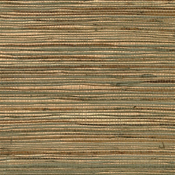 Kenneth James Canton Road Ozamiz Unpasted Grasscloth Wallpaper - 72-sq. ft. - Copper