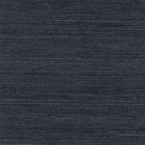 Kenneth James Canton Road Unpasted Grasscloth Wallpaper - 72-sq. ft. - Navy Blue