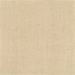 Papier peint non encollé en toile de ramie Ruslan Jade par Kenneth James, 72 pi², beige