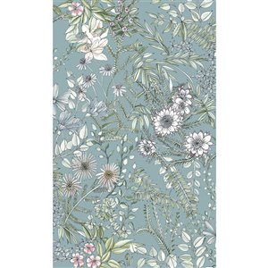 A-Street Prints Folklore Unpasted Nonwoven Wallpaper - 56.4-sq. ft. - Blue