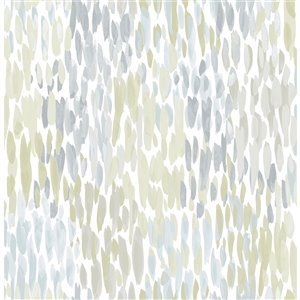 NuWallpaper Self-Adhesive Vinyl Wallpaper - 30.75-sq. ft. - Blue and Grey