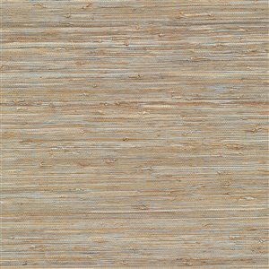 Kenneth James Canton Road Unpasted Grasscloth Wallpaper - 72-sq. ft. - Copper
