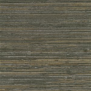 Kenneth James Canton Road Unpasted Grasscloth Wallpaper - 72-sq. ft. - Chocolate