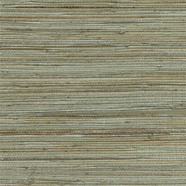 Kenneth James Canton Road Unpasted Grasscloth Wallpaper - 72-sq. ft. - Sea Green