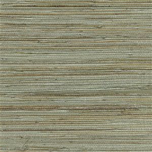 Kenneth James Canton Road Unpasted Grasscloth Wallpaper - 72-sq. ft. - Sea Green