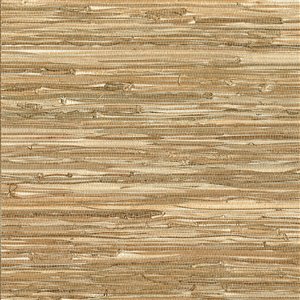 Kenneth James Zen Unpasted Grasscloth Wallpaper - 72-sq. ft. - Light Broen