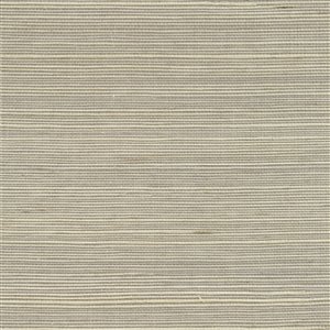 Papier peint non encollé en toile de ramie Canton Road par Kenneth James, 72 pi², taupe