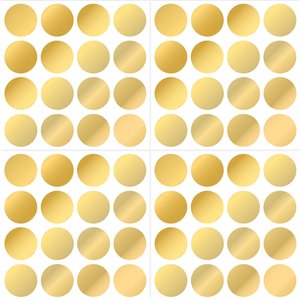 WallPops Confetti Dot Self-Adhesive Wall Sticker - 26-in x 48-in - Set of 128