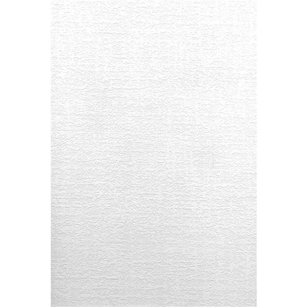 Brewster Solutions V Lou Prepasted Vinyl Wallpaper - Paintable - 56.4-sq. ft. - White