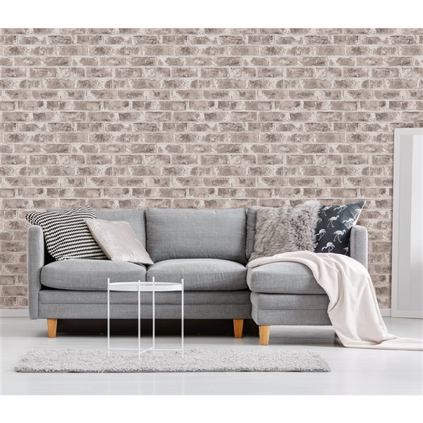 Brewster Essentials Jomax Unpasted Nonwoven Wallpaper - 56.4-sq. ft. - Grey