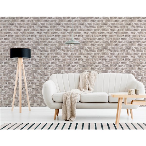 Brewster Essentials Jomax Unpasted Nonwoven Wallpaper - 56.4-sq. ft. - Grey