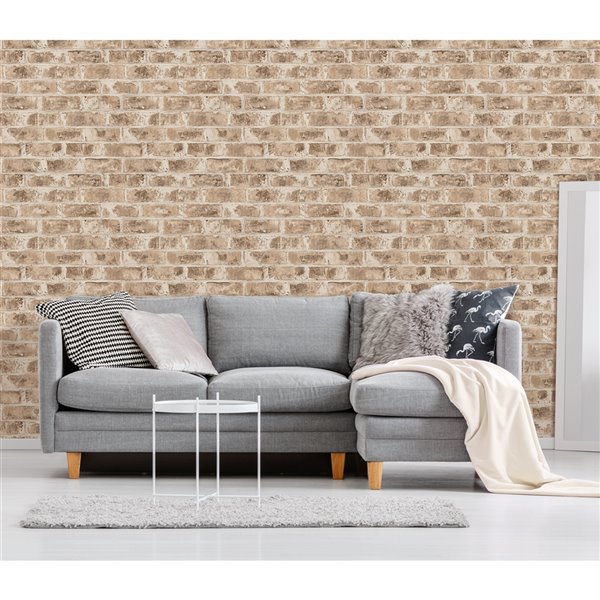 Brewster Essentials Jomax Unpasted Nonwoven Wallpaper - 56.4-sq. ft. - Brown