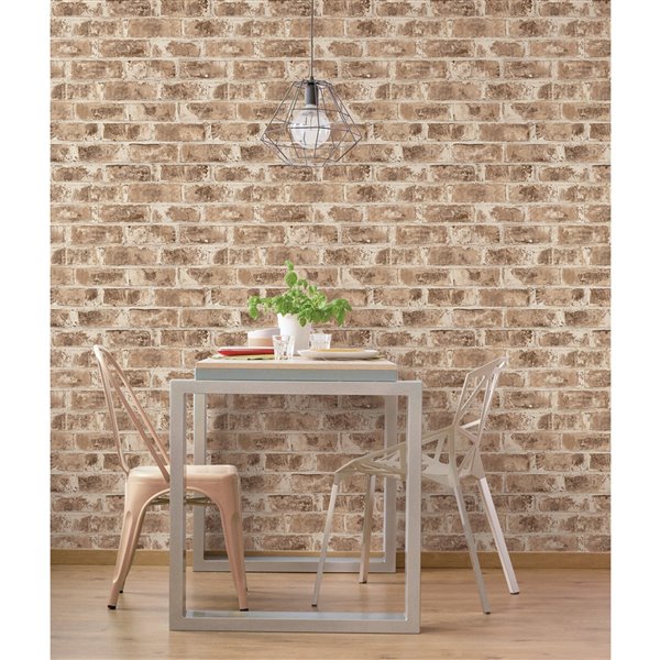 Brewster Essentials Jomax Unpasted Nonwoven Wallpaper - 56.4-sq. ft. - Brown