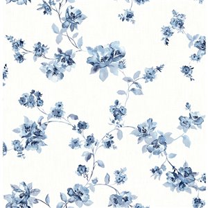 Chesapeake Farmhouse Prepasted Nonwoven Wallpaper - 56.4-sq. ft. - Blue