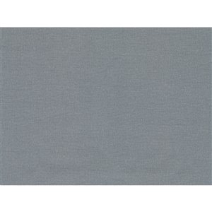 Papier peint non encollé en vinyle Cortina IV par Warner Textures, 60,8 pi², bleu-gris