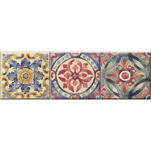 Décalque mural au motif abstrait de WallPops, 6,5 po x 144 po