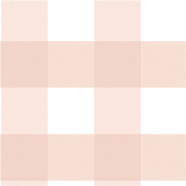 Chesapeake Farmhouse Prepasted Paper Wallpaper - 56.4-sq. ft. - Light Pink