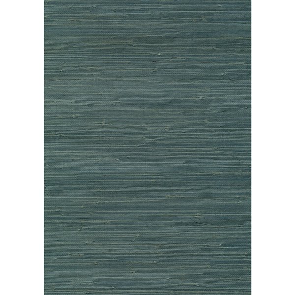 Kenneth James Jiangsu Unpasted Grasscloth Wallpaper - 72-sq. ft. - Teal