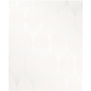 Decorline Essence Unpasted Nonwoven Wallpaper - 56.4-sq. ft. - Cream