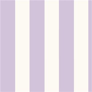 Papier peint encollé Totally For Kids par Chesapeake, 56,4 pi², violet