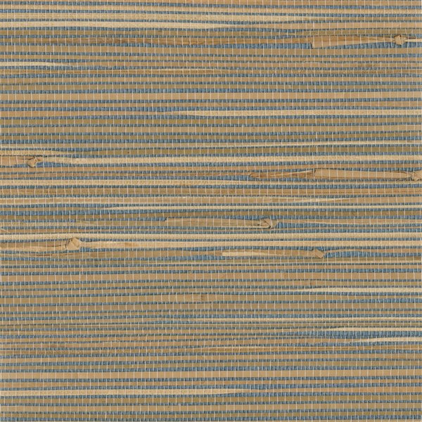 Kenneth James Zen Unpasted Grasscloth Wallpaper - 72-sq. ft. - Grey