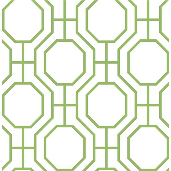 Brewster For Your Bath Iii Unpasted Nonwoven Wallpaper 56 4 Sq Ft Green And White 2704 Rona