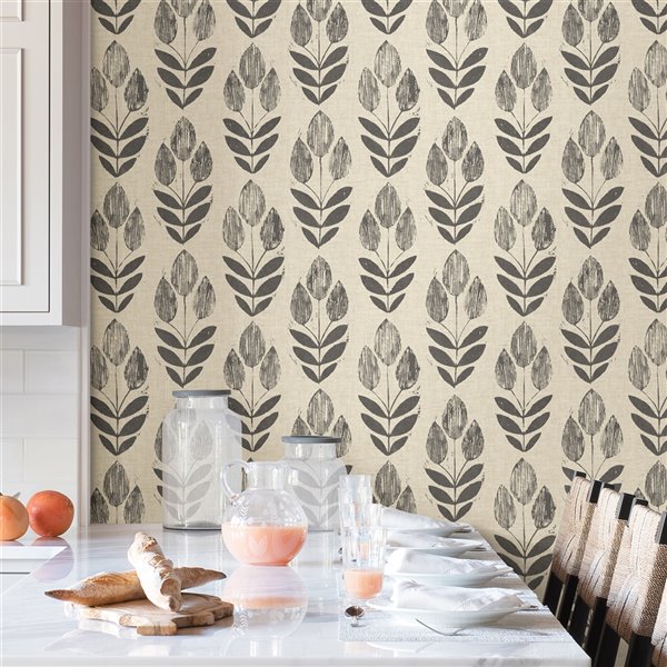 NuWallpaper Self-Adhesive Vinyl Wallpaper - 30.75-sq. ft. - Beige