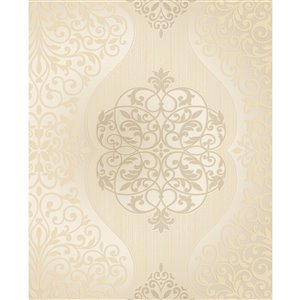 Decorline Evolve Unpasted Nonwoven Wallpaper - 56.4-sq. ft. - Beige
