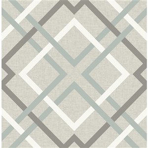 Brewster Fresh Start Unpasted Nonwoven Wallpaper - 56.4-sq. ft. - Taupe