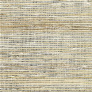 Kenneth James Canton Road Unpasted Grasscloth Wallpaper - 72-sq. ft. - Silver and Copper