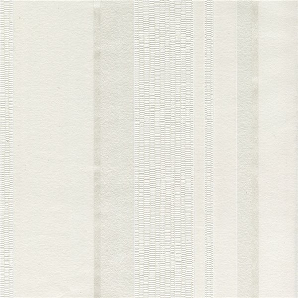 Advantage Neutral Black White Unpasted Nonwoven Wallpaper - 56.4-sq. ft. - White