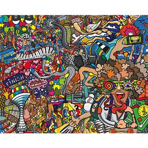 ohpopsi Sports Illustrations Wall Mural - Unpasted - 118-in x 94-in