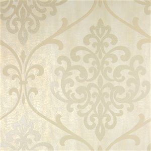Papier peint non encollé et non tissé Sparkle par Kenneth James, 56,4 pi², champagne