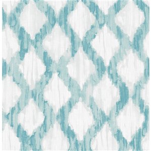 NuWallpaper Self-Adhesive Vinyl Wallpaper - 30.75-sq. ft. - Turquoise