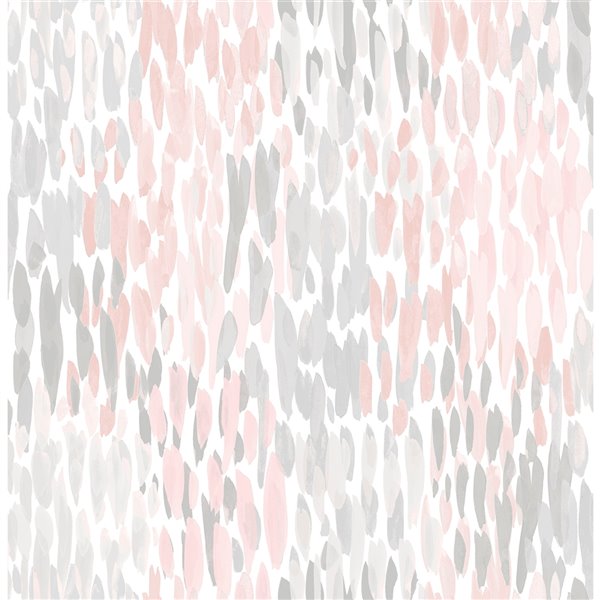NuWallpaper Self-Adhesive Vinyl Wallpaper . ft. - Soft Pink  NU2920 | RONA