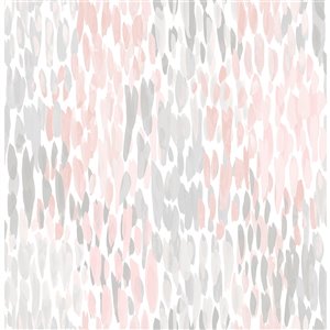 NuWallpaper Self-Adhesive Vinyl Wallpaper - 30.75-sq. ft. - Soft Pink