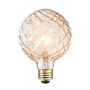 Globe Electric Designer Vintage Edison Crystalina Incandescent Light Bulb - 220 Lumens - 40W - Clear